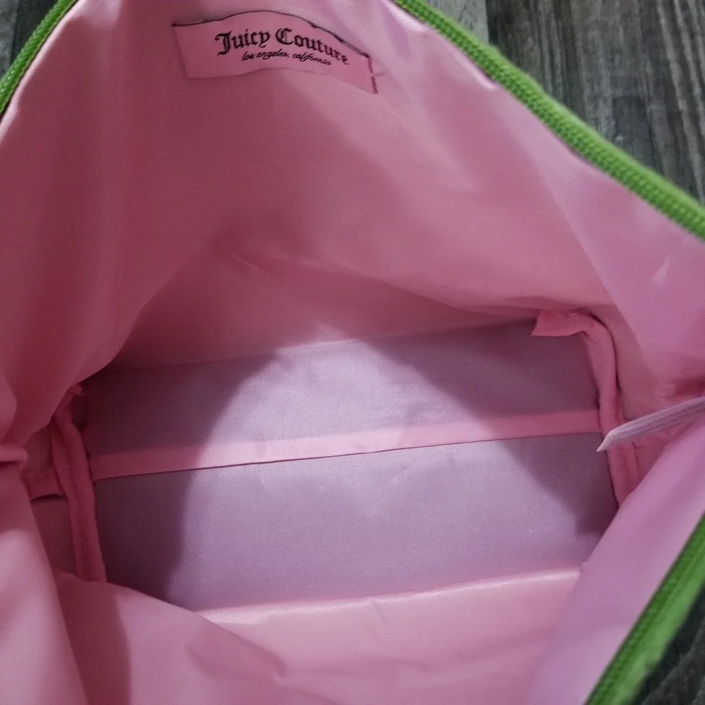 juicy couture Green Velvet Cosmetic Bag